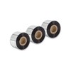 vhbw 3x Thermal Foil Thermal Transfer Tape Black 40 mm