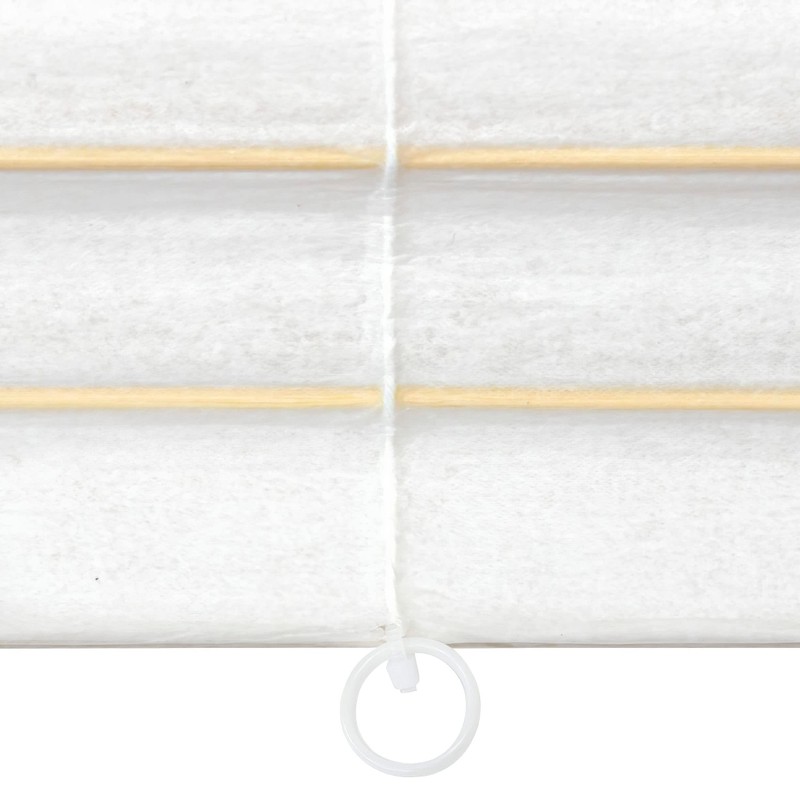 Red Lantern Rice Paper Cordless Window Shade Blinds - White