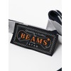 BEAMS PLUS Men's Regimental Bow Tie, LT.GREY