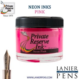 Private Reserve Ink - 60 ml Ink Bottle (Neon Pink)