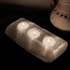 NKlaus Selenit Log Tea Light Holder 18 x 9 x
