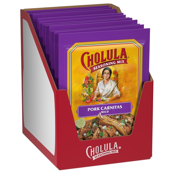 Cholula Seasoning Mix, Pork Carnitas, Mild Heat, For Tamales, Pulled