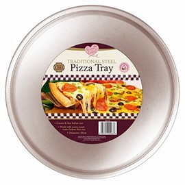 Queen of Cakes Traditional Steel Pizza Tray,QC1151