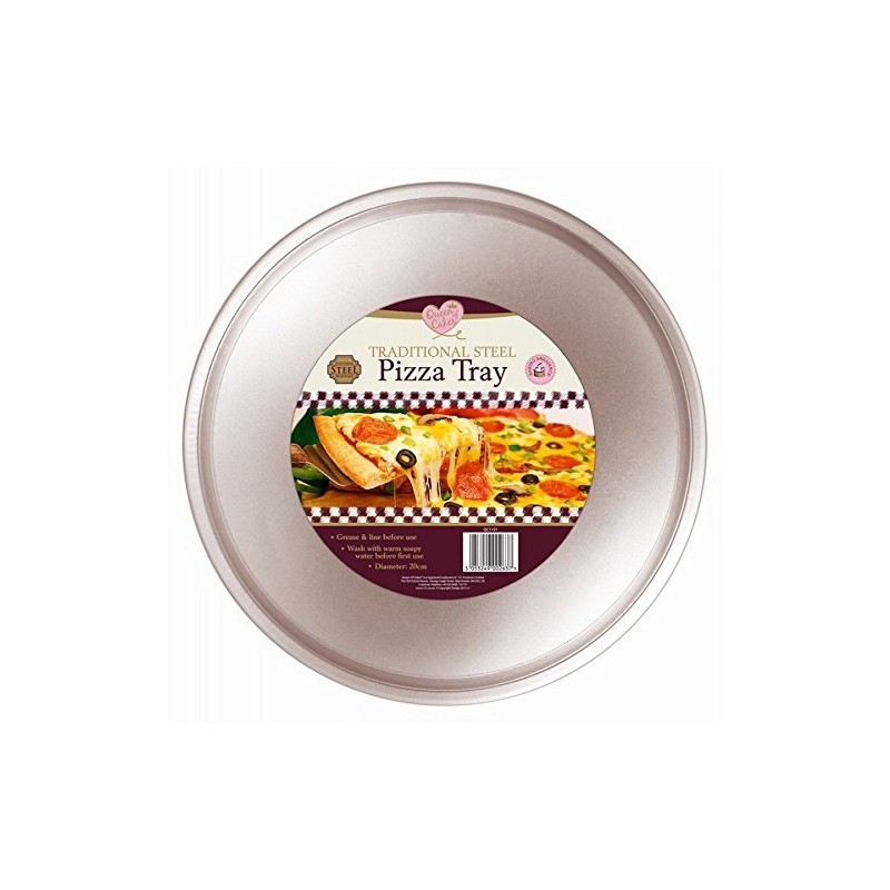 Queen of Cakes Traditional Steel Pizza Tray,QC1151