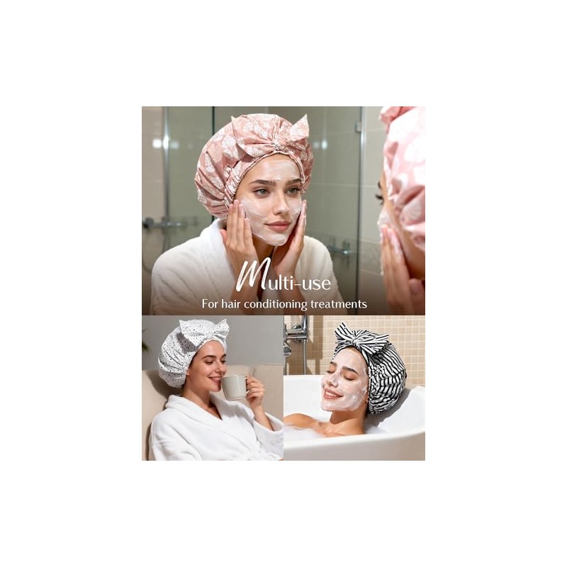 YANIBEST Gorro De Ducha Antideslizante De Lujo Yanibest Para Mujer