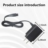 4.8V AC Adapter Charger Compatible with Panasonic Shaver for ES-ST25KS,RE7-51