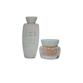 Terramar Imperial Flower, Set Facial con Cápsulas de Aceites Japoneses 15 ml y Loción con Extractos Japoneses 90 ml