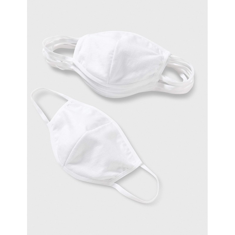 FM London Reusable Fabric Mask, 100% Cotton (Pack of 10)