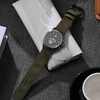 [BISONSTRAP] Nylon Watch Band, Two Piece Military Watch Band, Brushed