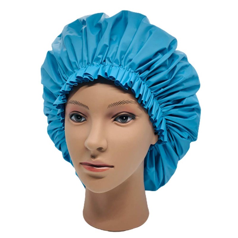 ELEBOX Premium Collection Super Jumbo Shower Cap Blue