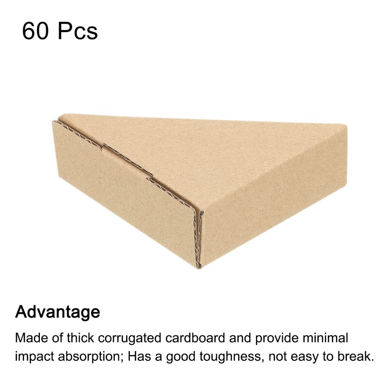 sourcing map Adjustable Cardboard Corner Protector, Cardboard Edges Protector 7x7x2.5cm