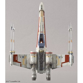 Bandai Hobby BAN210522 Red Squadron X-Wing Starfighter Plastic Model Kit, Multicolor