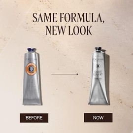 L'OCCITANE Crema para pies de manteca de karité 15% orgánica, hidrata, calma y suaviza los pies, repara los talones agrietados y secos, absorción rápi