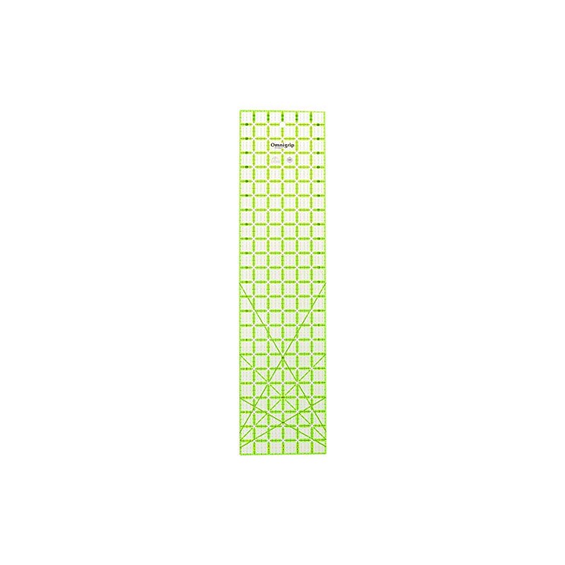 Omnigrip 6" x 24" Non-Slip Rectangle Quilting Ruler by Omnigrid