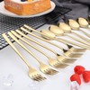 Forks and Spoons Set of 12 Stainless Steel Tablespoons Forks