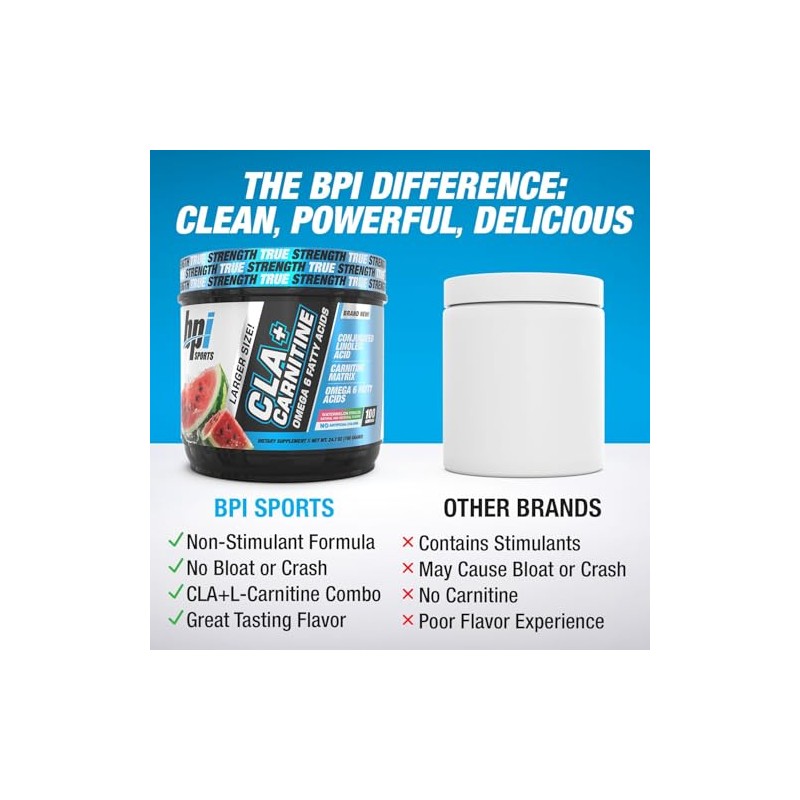 BPI Sports CLA + Carnitina - 100 Porciones - 700