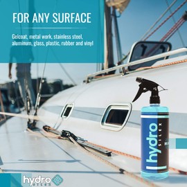 HydroSilex Marine Ceramic Spray Coating - Protective Spray Sealant w/ SIO2 for Boats, Yachts & Personal Watercraft - DIY UV Protectant Hydrophobic Boat Coating Provides 6 Months of Protection 16 Oz