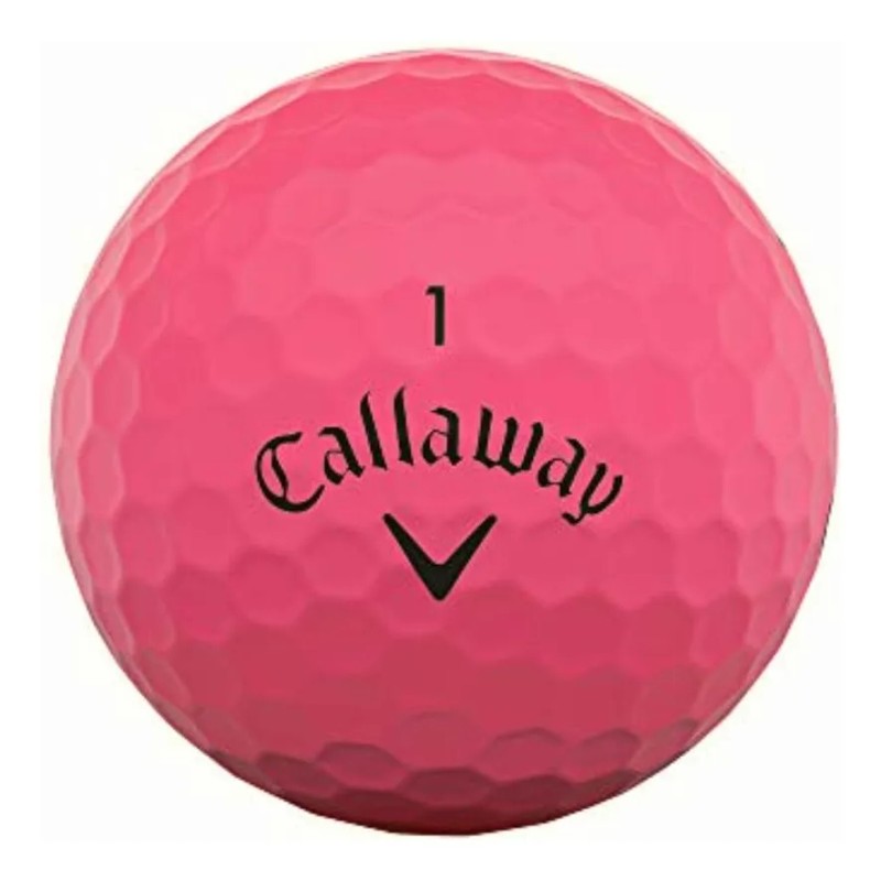 Callaway Pelota Supersoft Matte Pink Docena