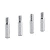 Car Valve Stem Extenders 4cm, 4 Pcs Screw-on Tire Valve