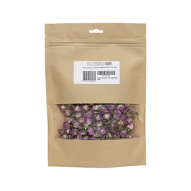 Food Grade A Damask Dried Pink Rose Buds - Rose Tea - Edible Roses - Food Grade - (50g / Over 125 Rose Buds)