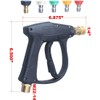 High Pressure Washer Gun,4000 PSI Max with 5 Color Quick