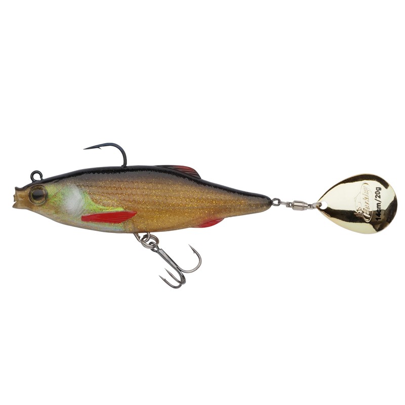 Berkley Pulse Realistic Flash; Soft Plastic Fishing Lure with Spinner