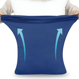 BestOnePlus [Set of 2] Pillow Cover, Super Stretchable, Envelope Type, Photocatalyst, Antibacterial, Odor Resistant, 3D Stretch, Washable, Textured, Pillow Cover, Sweat Absorbent, Quick Drying, All