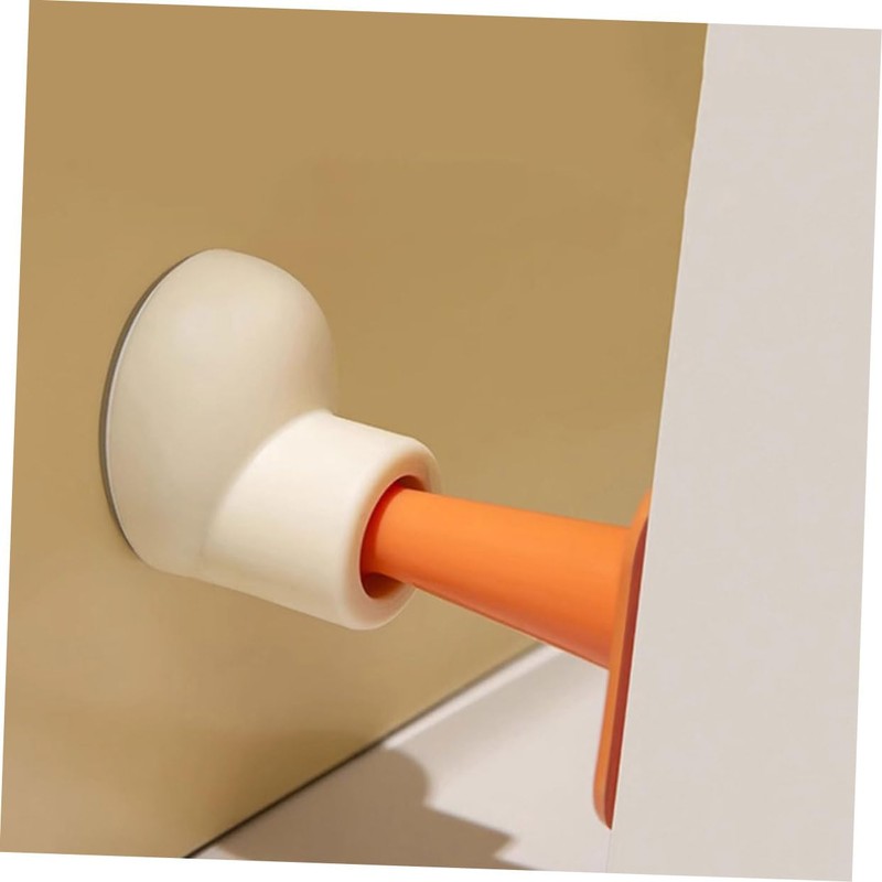 DOITOOL 4Pcs Wall Mounted Door Stopper Cute Heavy Duty Door