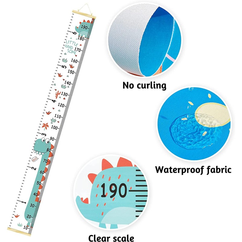 Viynran Child Growth Chart, Baby Growth Chart Kids Height Wall