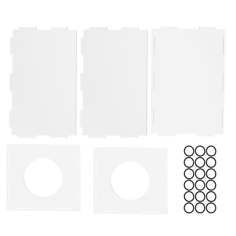 Closed Sanding Box Highly Transparent Rectangular Table Polishing Tool for