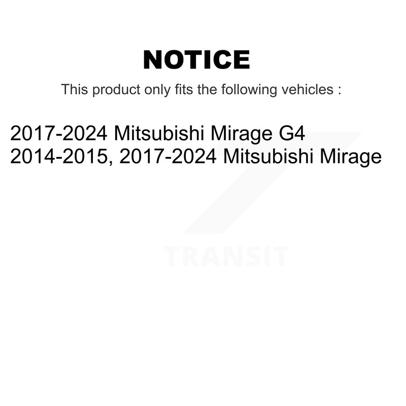 TEC Front Ceramic Disc Brake Pads TEC-1731 Replacement For Mitsubishi