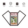 5-Pack Graded Card Slab Bumpers - Black Graded Guard Bumpers,