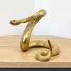 Alfie Francis 16cm Tall Gold Snake Ornament Statue Figurine Sculpture