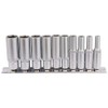 Draper 10 Piece 1/4" Deep Socket Set | 6 Point
