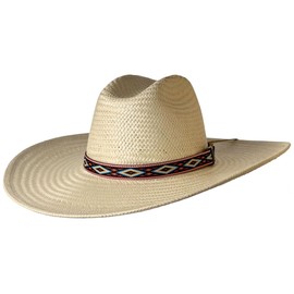 Riverz Utah Outdoor Hat (Medium, Black/Red Band)