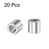 sourcing map Round Weld Nuts, M6 x 10mm x 10mm