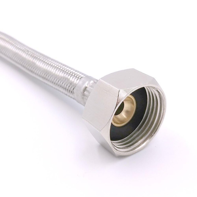 Pair of 1/2" x 1/2" BSP (500mm) Kitchen Basin Monobloc