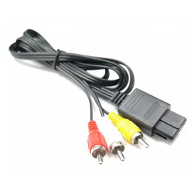 ステレオAVケーブル (スーパーファミコン/NINTENDO64/ゲームキューブ/AV仕様ファミリーコンピュータ用)