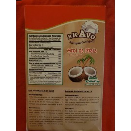 Bravo CORN STARCH COCONUT FLAVOR / ATOL DE MAIZ SABOR COCO
