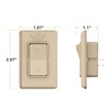Leisure LED Modern Single SPST On-Off Switch with Bezel, 12-Volt,