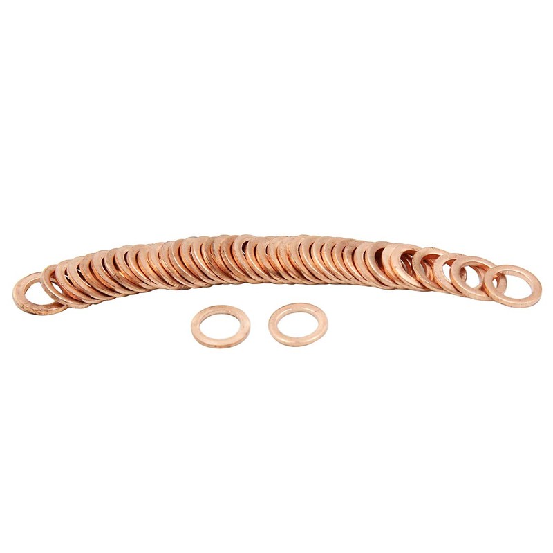 sourcing map Washers Copper Washers Sealing Rings 7 mm Inner