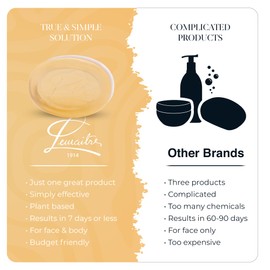 LEMAITRE Glycerin Soap - Vegan Transparent Bar, Gentle Cleanse, Vegan Bar, Cruelty-Free, Fragrances & Skin care for Women, Men (3.17 Ounce) (3.17 Ounce (Pack of 6), White Tea)