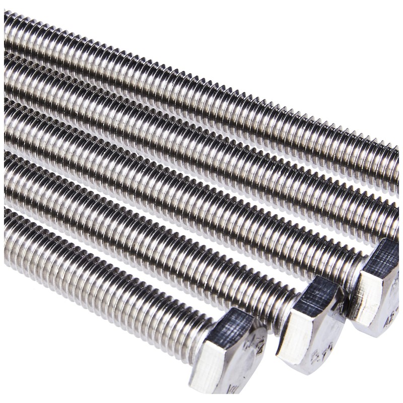 AHCA2 Stainless Steel Fully Threaded Hex Bolt (Setscrew) M10 10mm