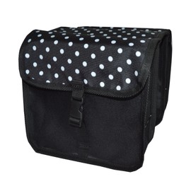 Beluko bike bag, children saddle bag, luggage carrier double 2 x 5l., black