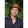Straw Hat Bogart Hat Summer Hat Sun Hat Made of