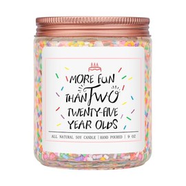 Homsolver 50th Birthday Gifts for Women, Best 50th Birthday Gift Ideas, Perfect Birthday Present, Birthday Presents for Mom, Friends, Wife, Sister, Grandma, Happy Birthday Aromatherapy Candles