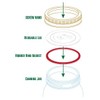 Harvest Guard Reusable Canning Lids - 100 Wide Lids and