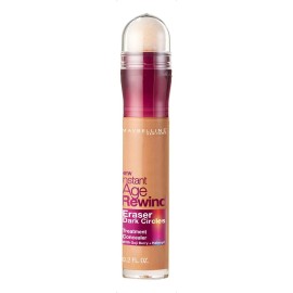 Maybelline Instant Age Rewind Corrector facial 3 en 1, Tono Caramel, 6ml - Maquillaje que borra ojeras y líneas finas, cubre imperfecciones, corrige, contornea e ilumina, cobertura media, 12H de uso