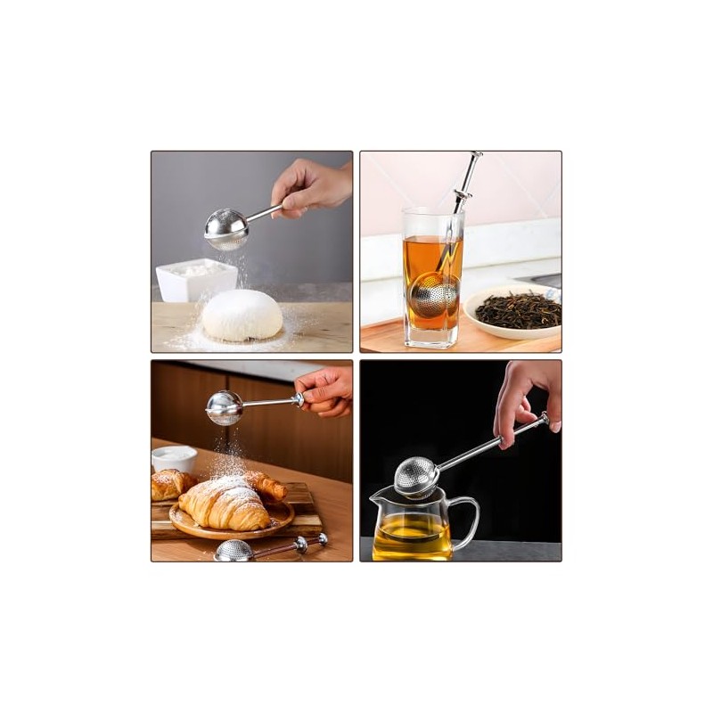 Flour Duster powder sugar shaker duster Stainless Steel Sugar Pick