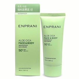 Enprani Aloe Sun Cream SPF50+ 100ml Sunscreen Skin Protection Moisturizing Cream Summer Cash on Delivery or Pay upon Order / 엔프라니 알로에 선크림 SPF50+ 100ml 자외선차단제 피부 보호 제 수분크림 여름 착불 또는 주문시 결제